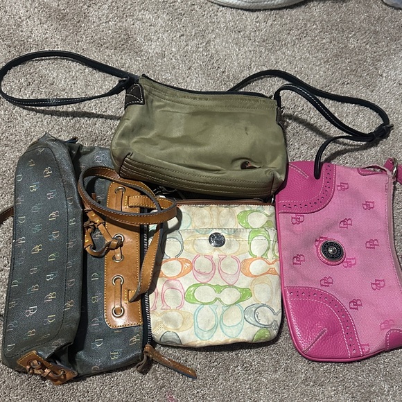Assorted Designer bags with some damage